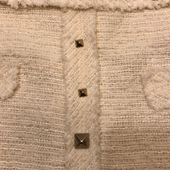 🟠 ZARA 🟠 cotton tweed mini skirt - Picture 3 of 8